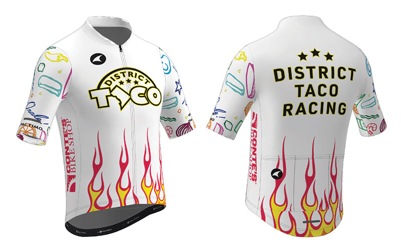 District Taco Custom Cycling Jersey Design Example