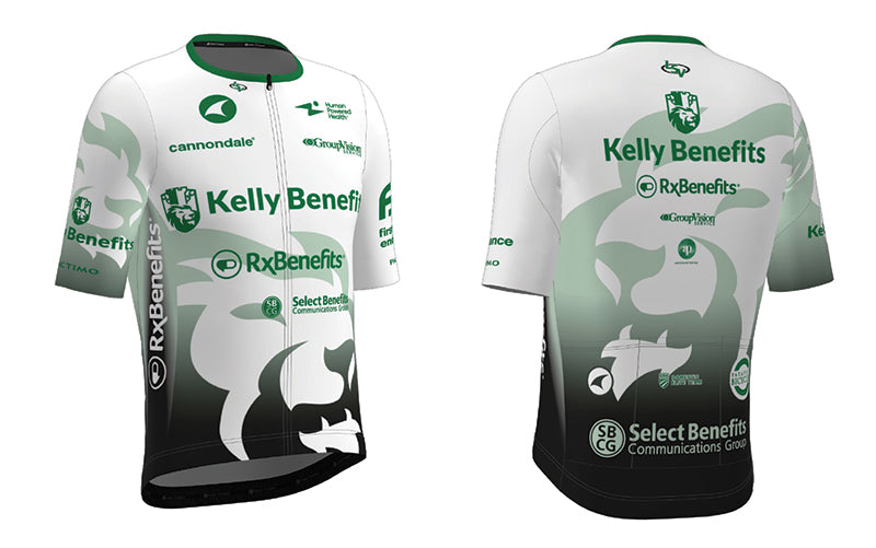 Kelly Benefit Custom Cycling Jersey Design Example