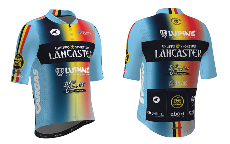 Lancaster Custom Cycling Jersey Design Example