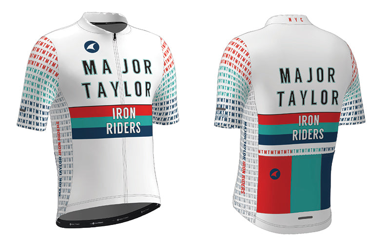 Major Taylor Iron Riders Custom Cycling Jersey Design Example
