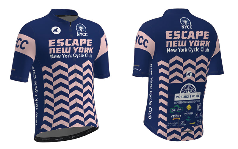 NYCC Escape NY Custom Cycling Jersey Design Example