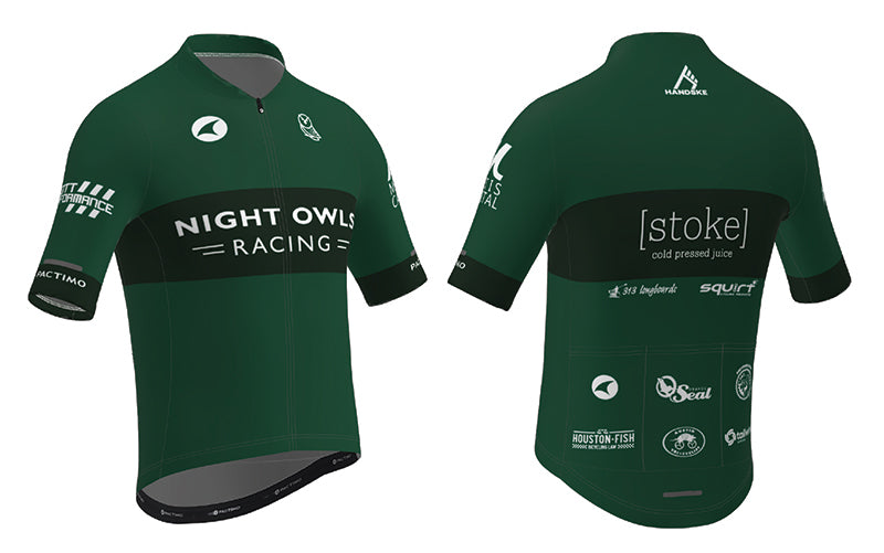 Night Owls Custom Cycling Jersey Design Example