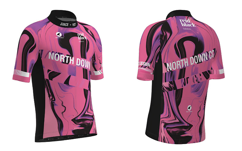 North Down Custom Cycling Jersey Design Example
