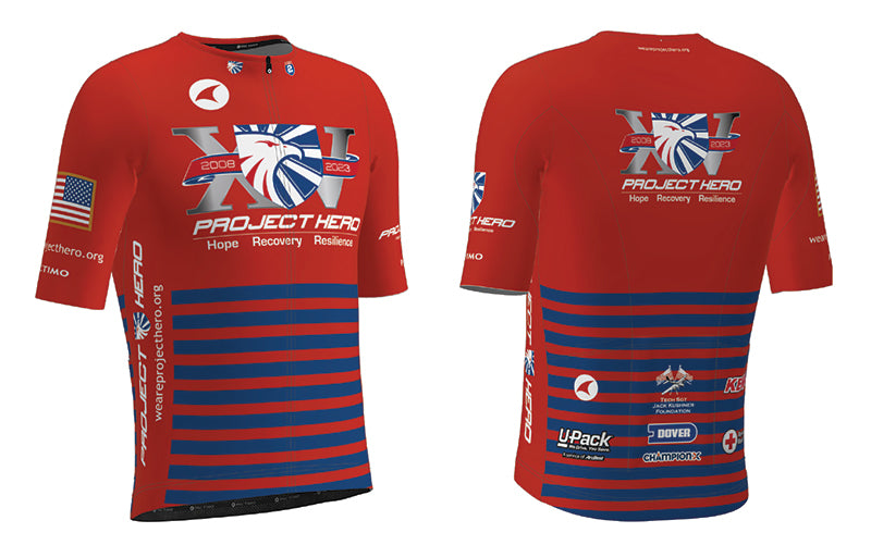 Project Hero Custom Cycling Jersey Design Example