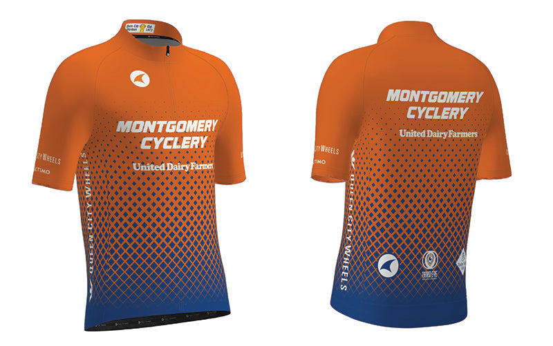 Queen City Heels Custom Cycling Jersey Design Example