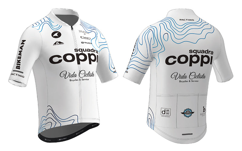 Squadra Coppi Custom Cycling Jersey Design Example