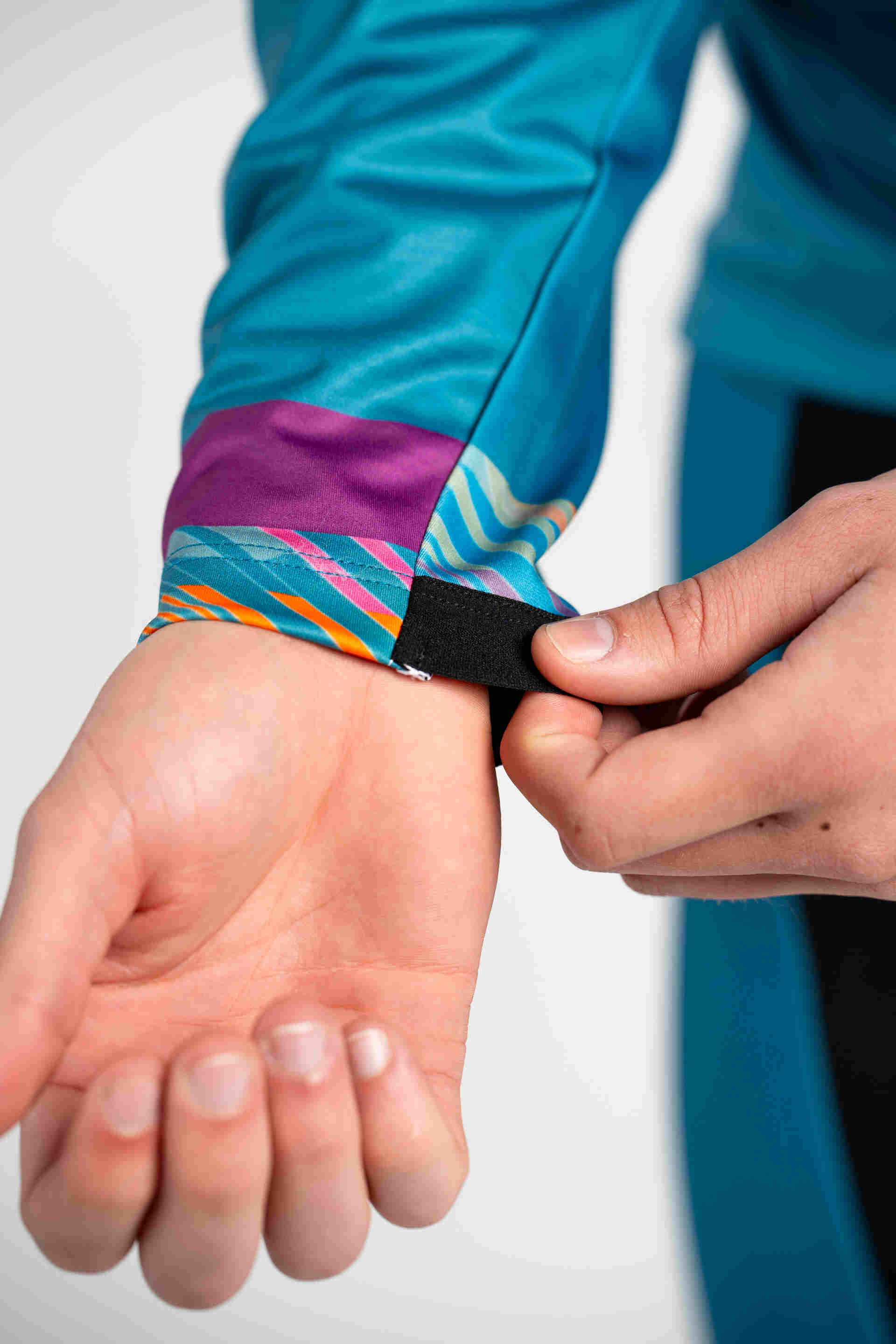 Custom Alpine Thermal Cycling Jacket - Sleeve Cuff