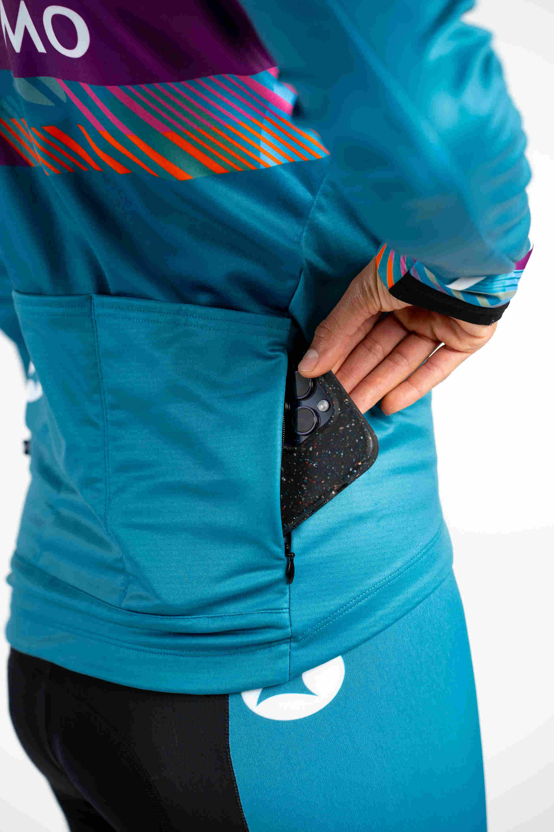 Custom Alpine Thermal Cycling Jacket - Valuables Pocket