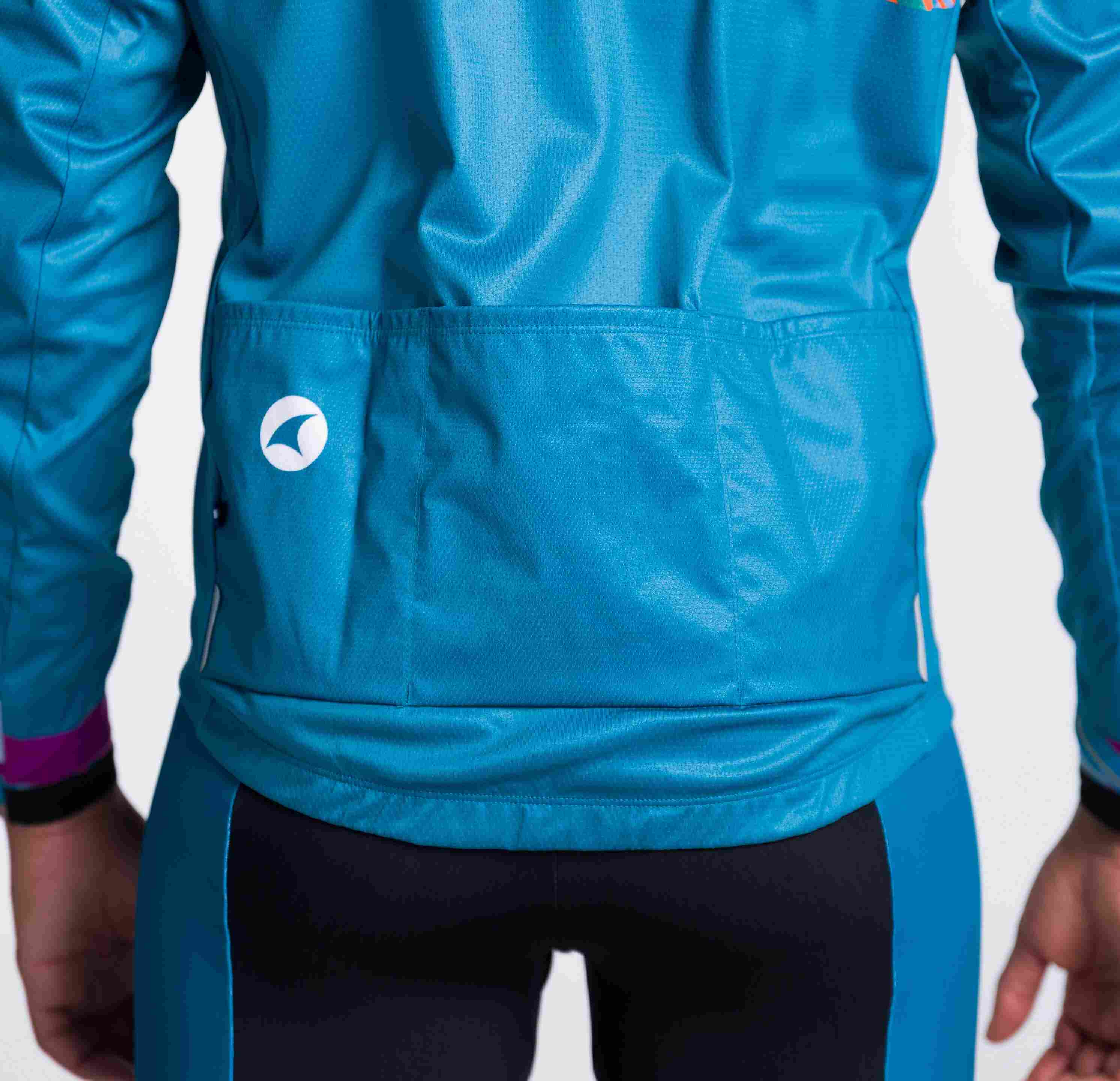 Custom Breckenridge Cycling Jacket - Back Pockets