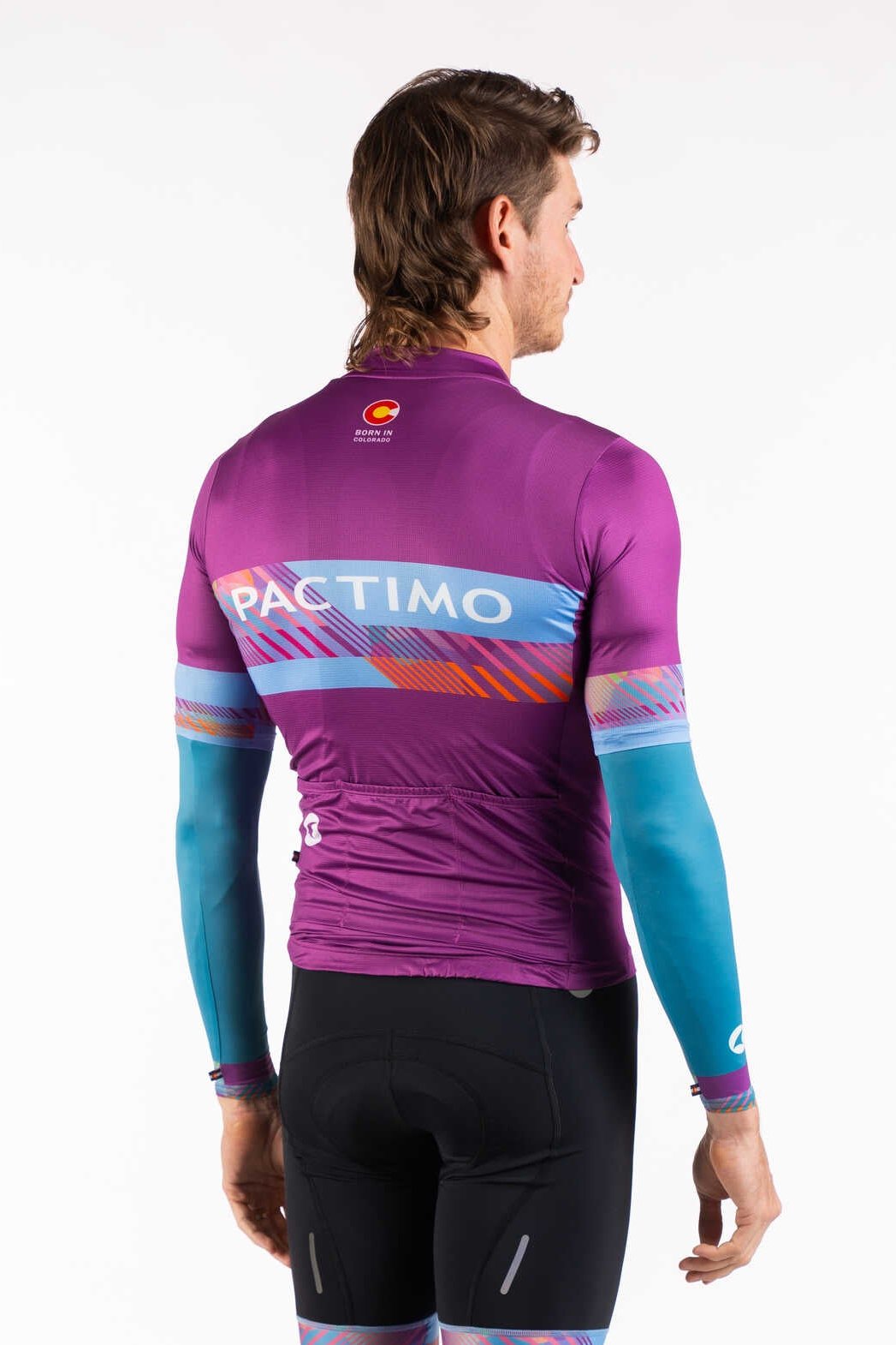 Custom Cycling Sun Sleeves - Back View