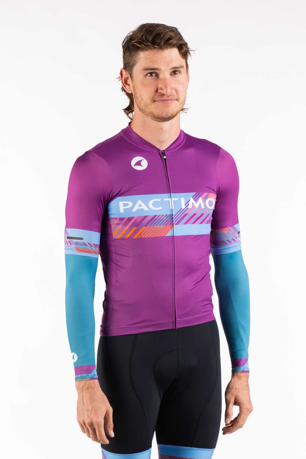 Custom Cycling Sun Sleeves - Front View
