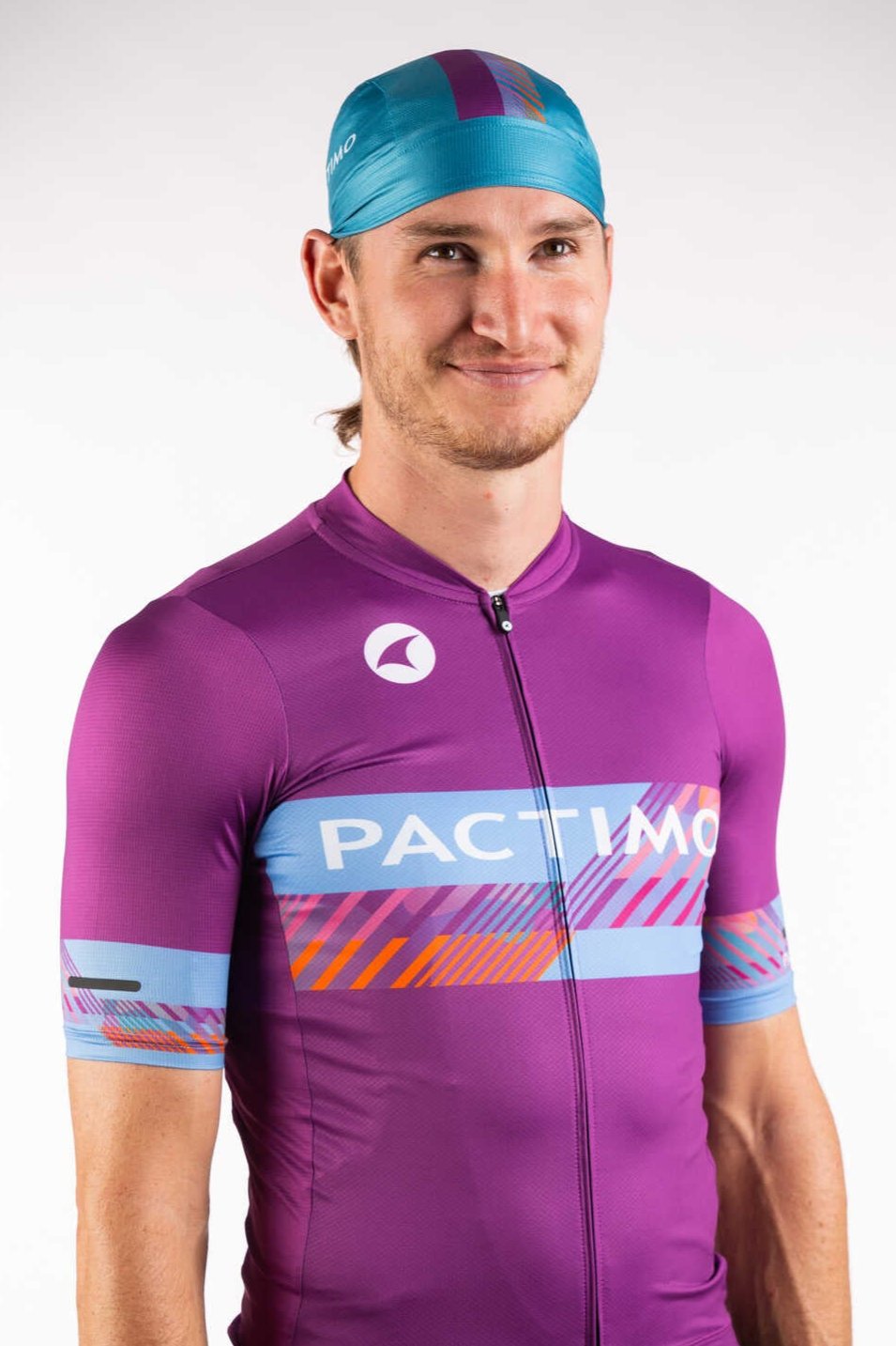 Custom Summer Cycling Skullcap - Front View