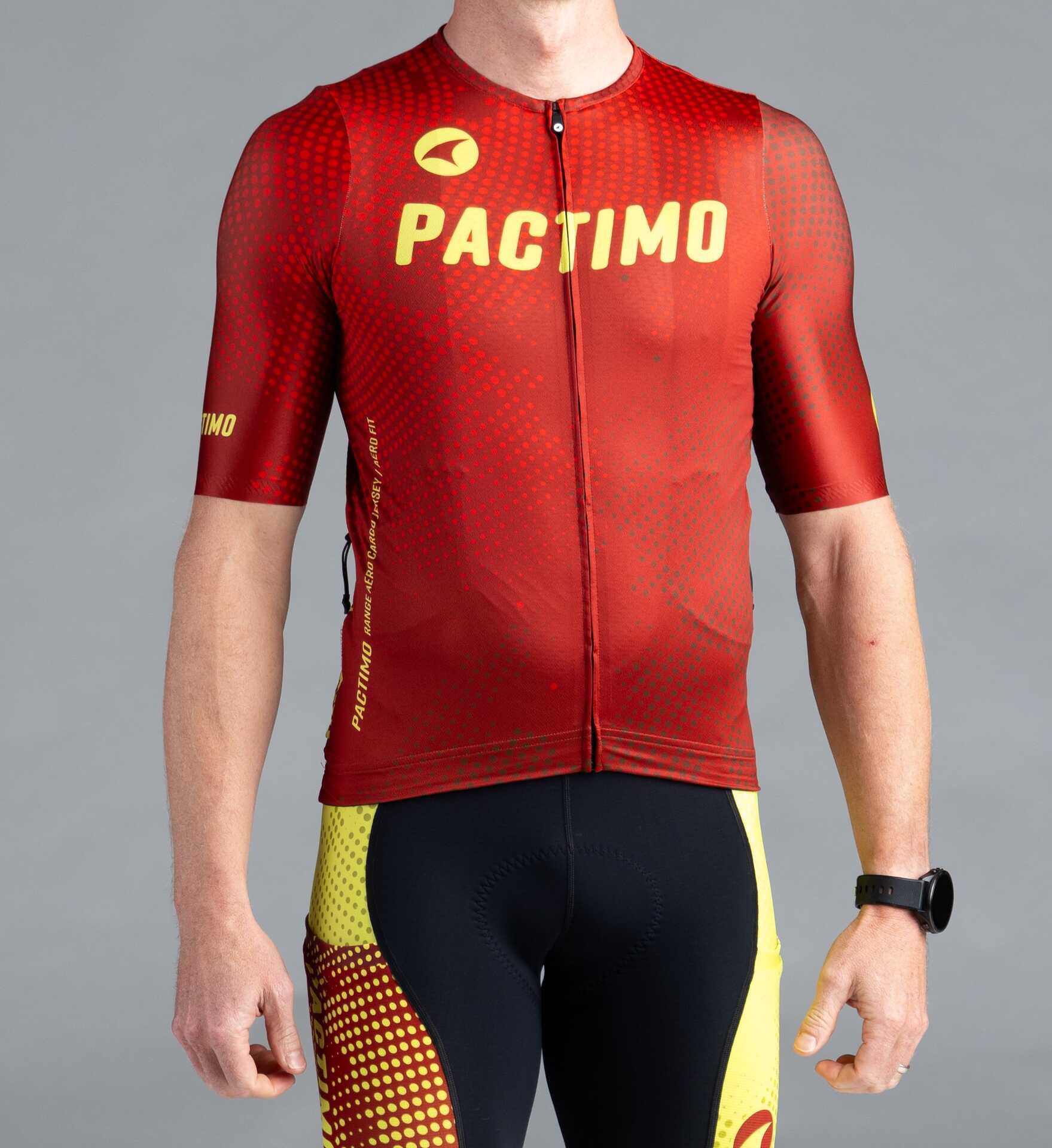 Men's Custom Aero Cycling Jersey 5-Pocket Cargo Pactimo Custom