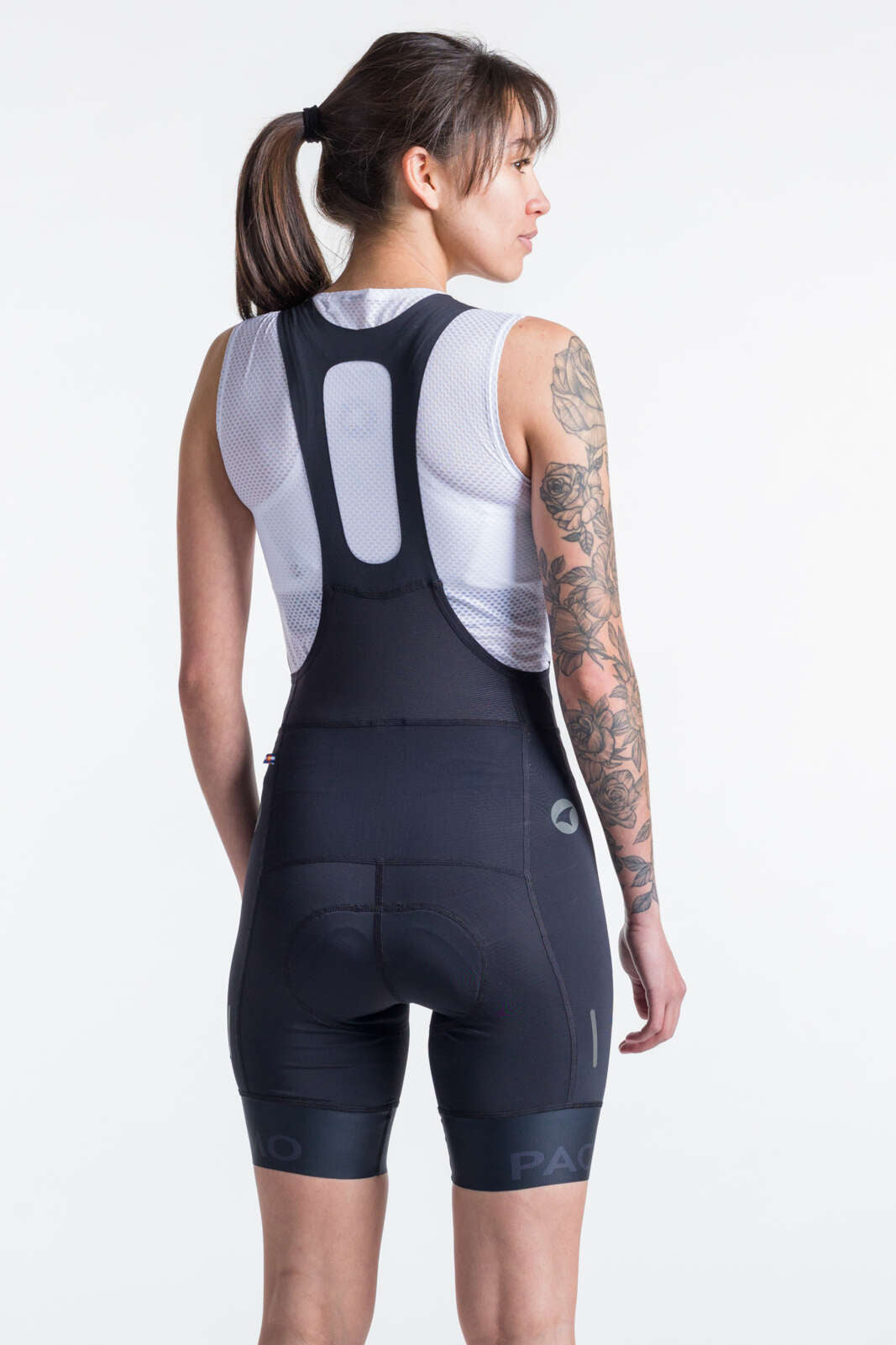 Women's Ascent Vector Pro Cycling Bibs - Back View