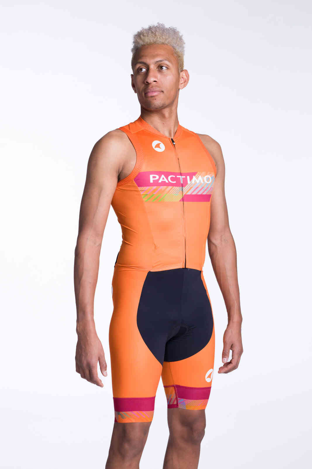 Men's Custom ITU Tri Suit - Sleeveless Threshold Front View