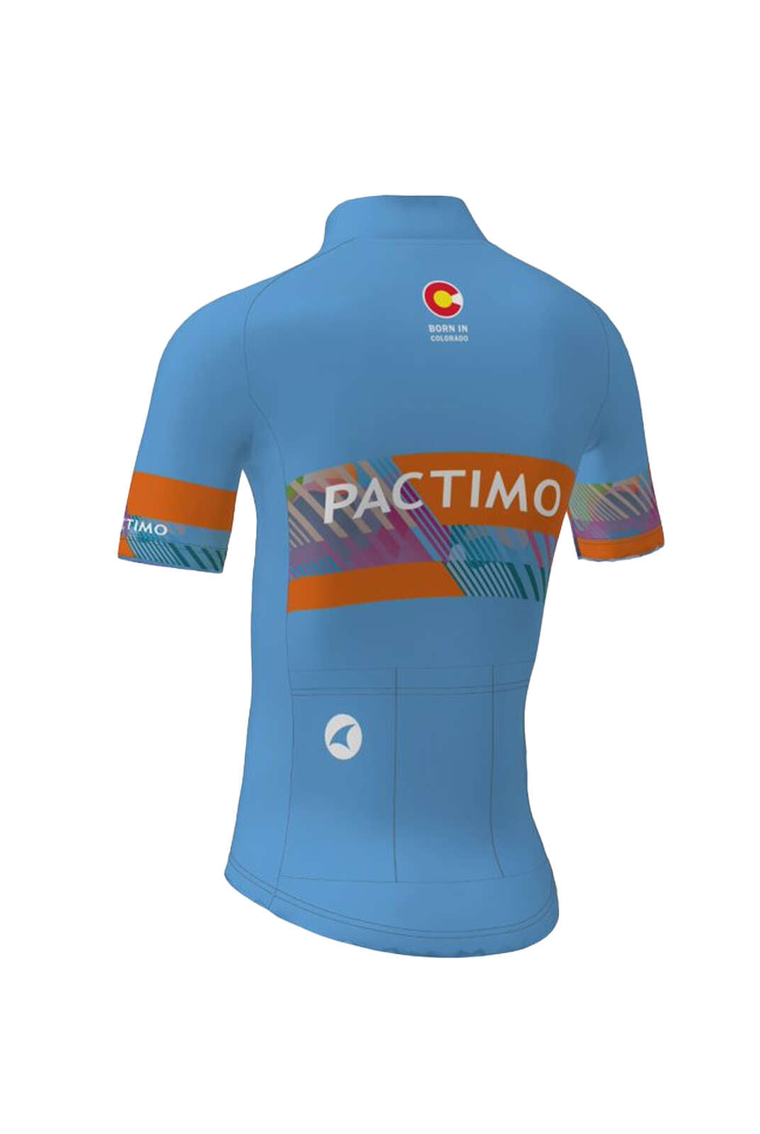 Custom Youth Cycling Jersey - Back View