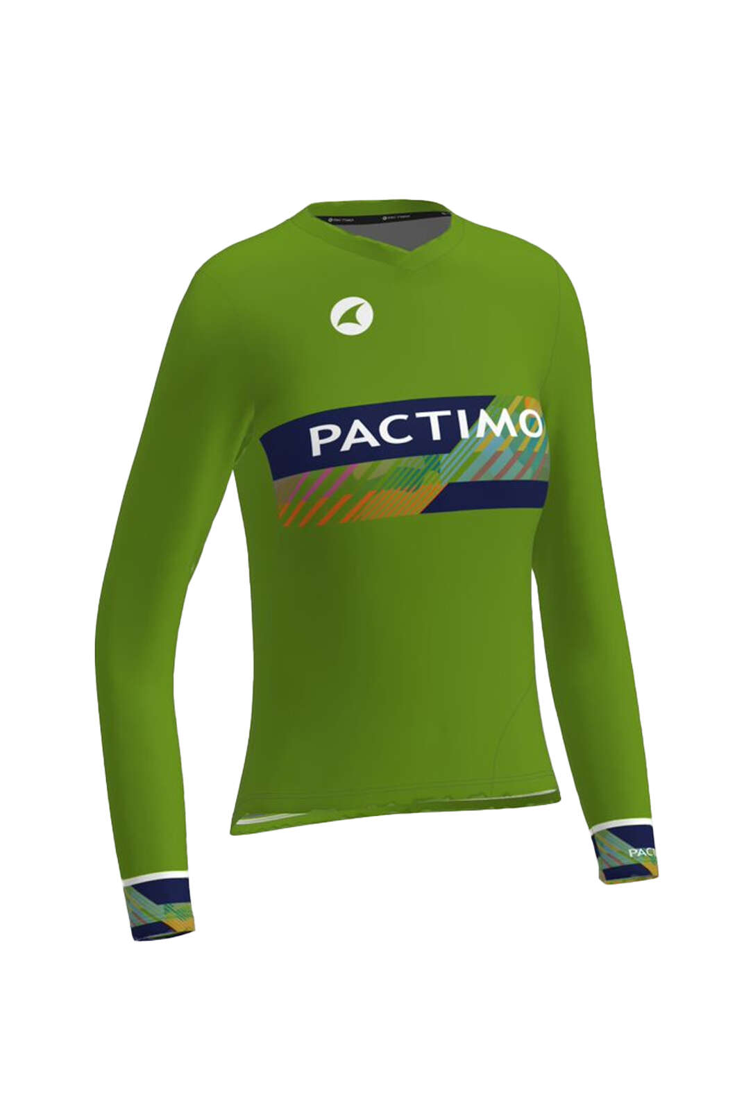 Women's Custom MTB Jersey - Tellus Long Sleeve Front View