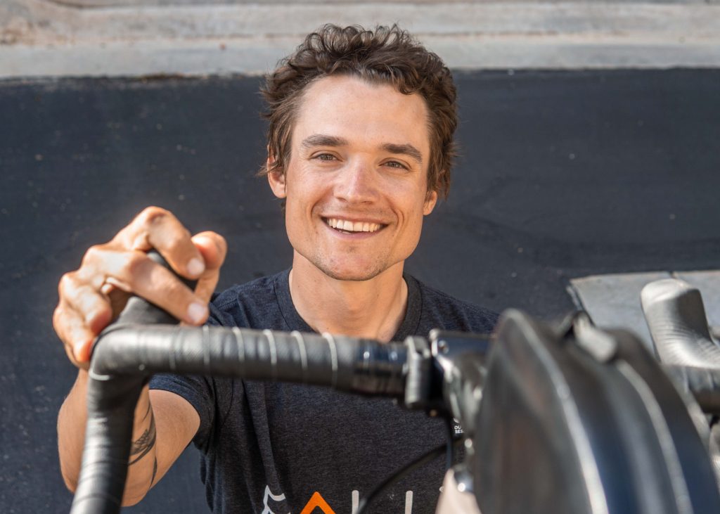 Robin Carpenter Preparing for Unbound Gravel