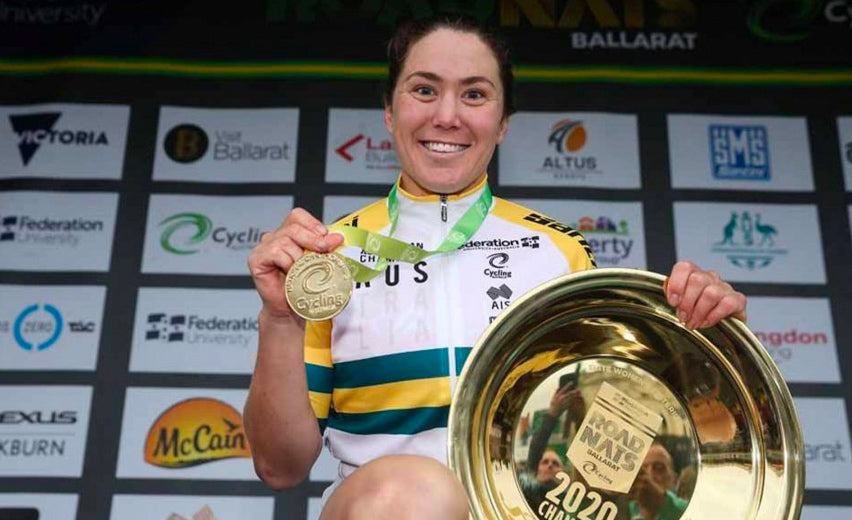 Chloe Hosking Wins Australian National Champion Criterium Title