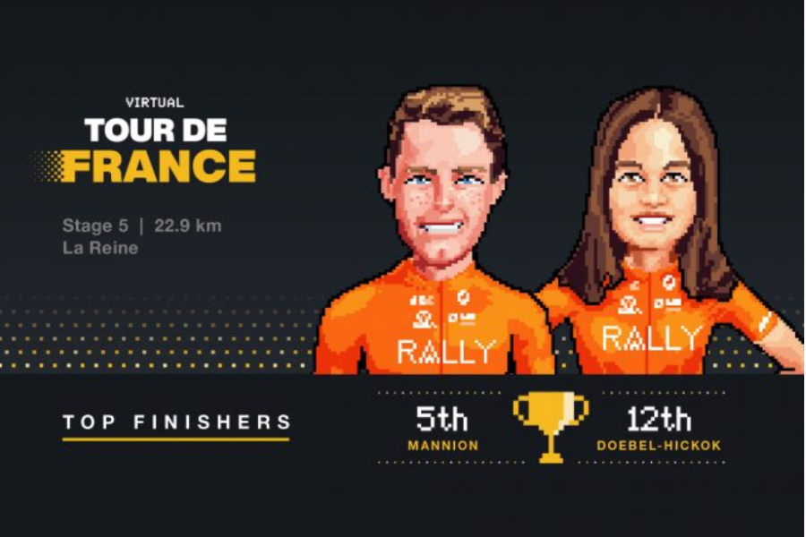 Mannion Fights for Fifth, Secures Second on GC Going into V-TdF Finale