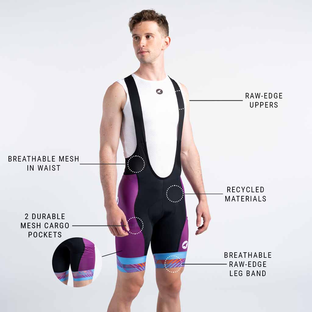 Custom Cargo Cycling Bib Shorts - Ascent Vector Range