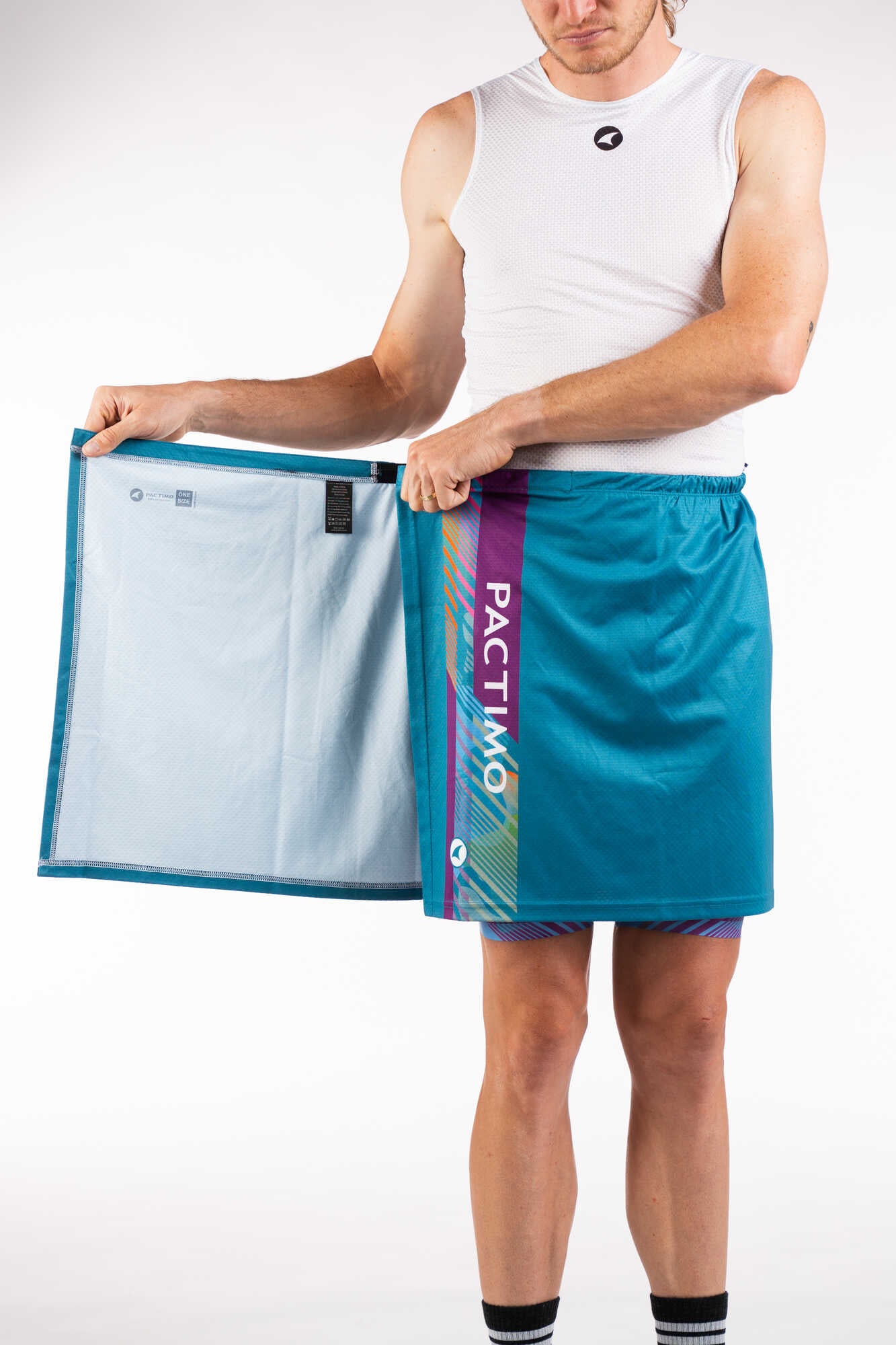 Custom Cycling Changing Kilt - Wrapping