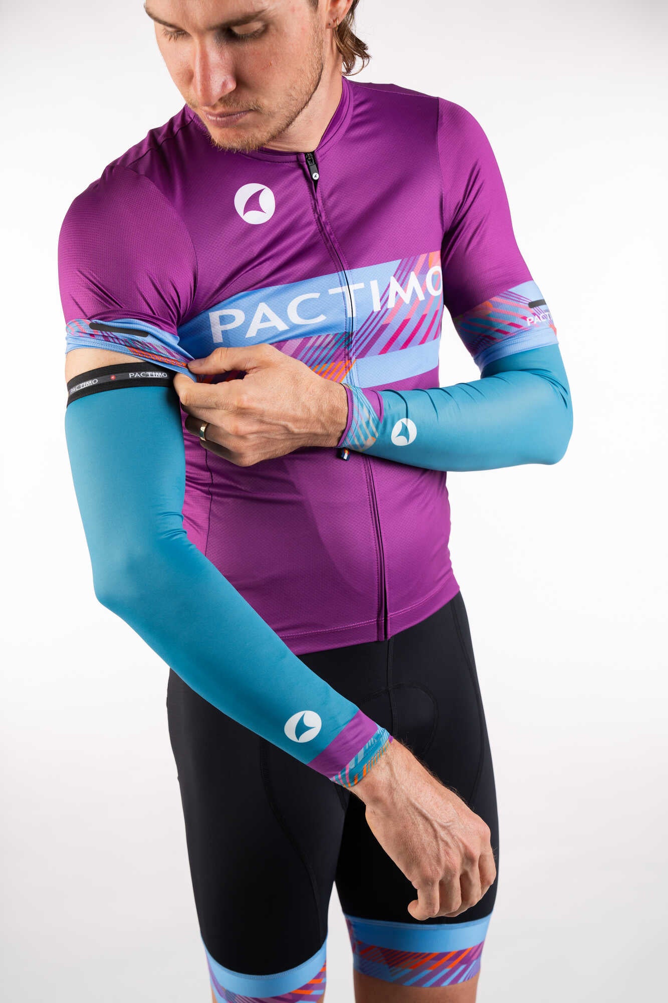 Custom Cycling Sun Sleeves - Gripper