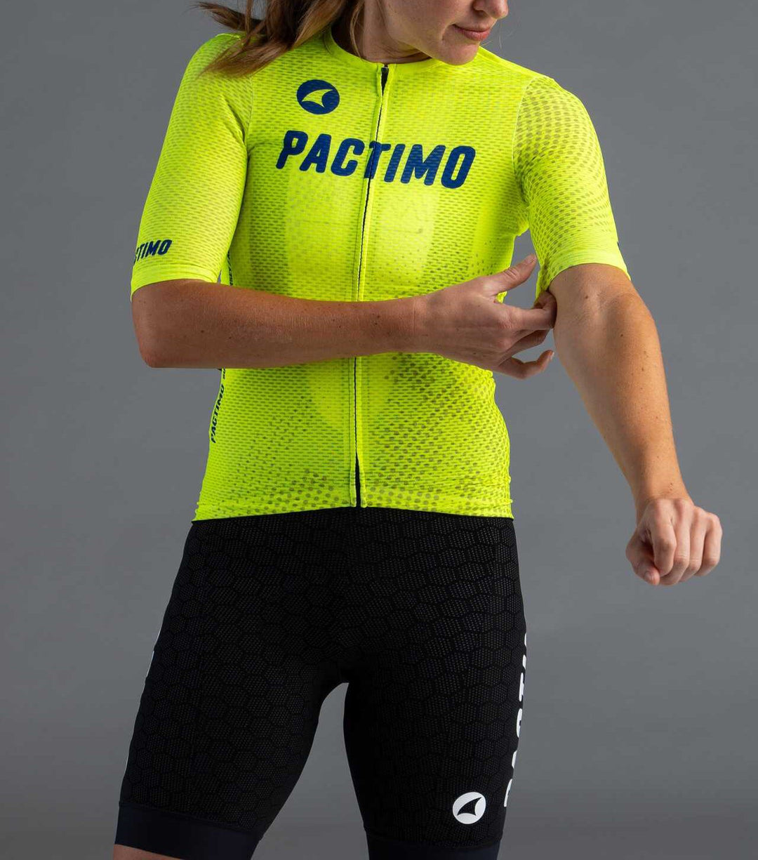 Women's Custom Mesh Cycling Jersey Summit Aero Pactimo Custom