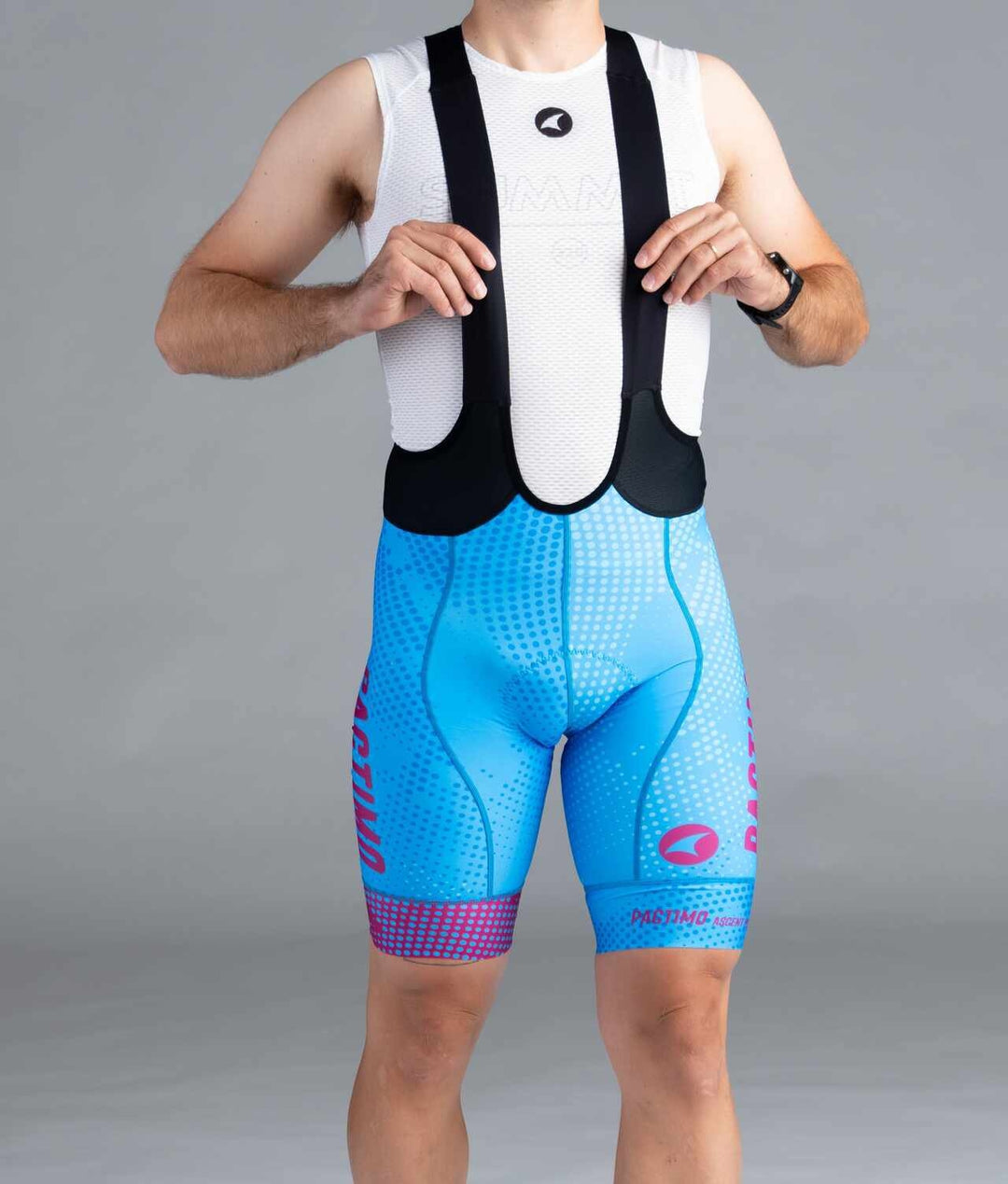 Men's Custom Cycling Bibs Ascent Vector Pactimo Custom