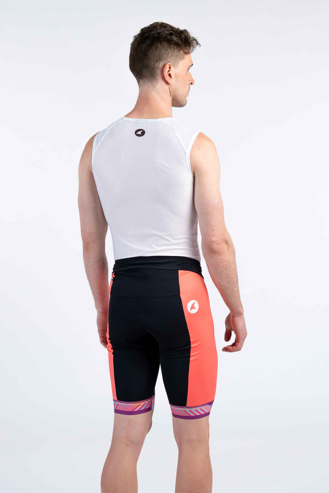 Men's Custom Cycling Shorts - Continental Back View