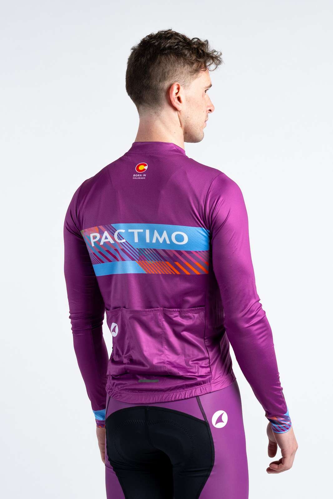 Men's Long Sleeve Custom Cycling Jersey, Ascent