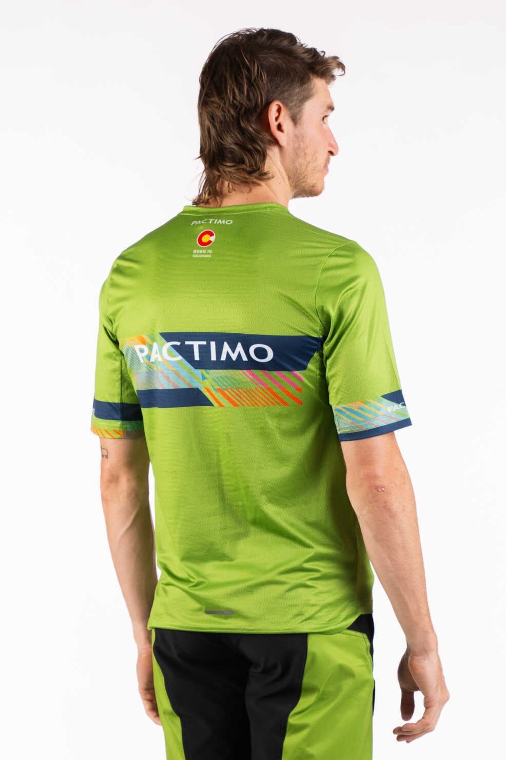 Men's Custom Mountain Bike Jersey - Back View