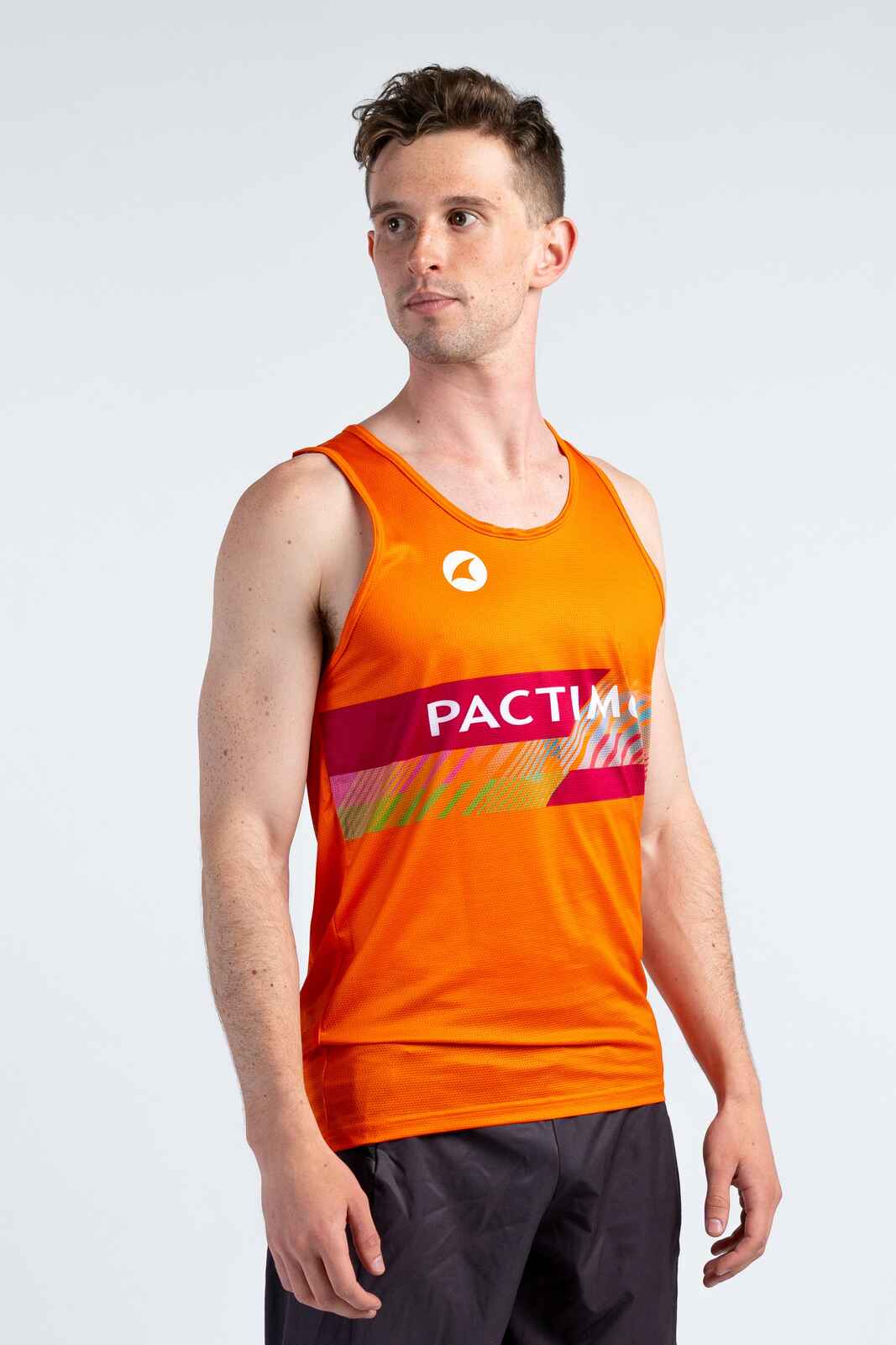 Men's Custom Running Singlet - Front View