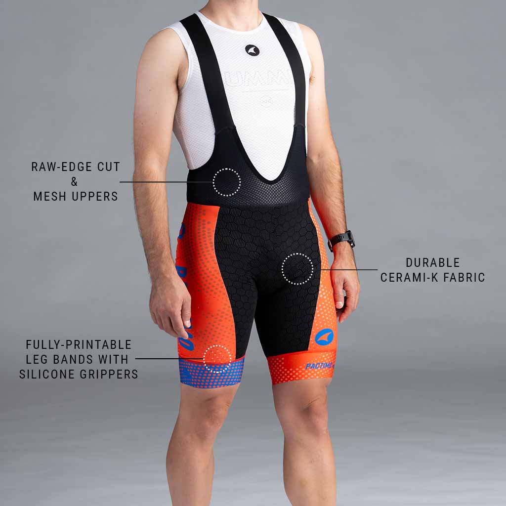 Custom Long Distance Cycling Bibs - Summit Stratos Force