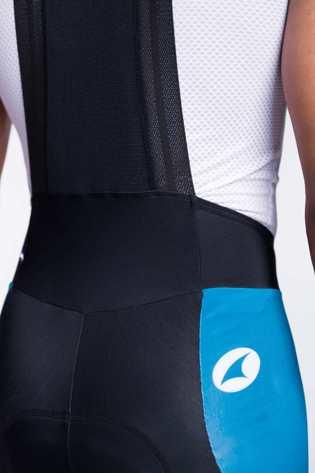 Men's Custom Thermal Cycling Bib Shorts - Alpine Back Waist