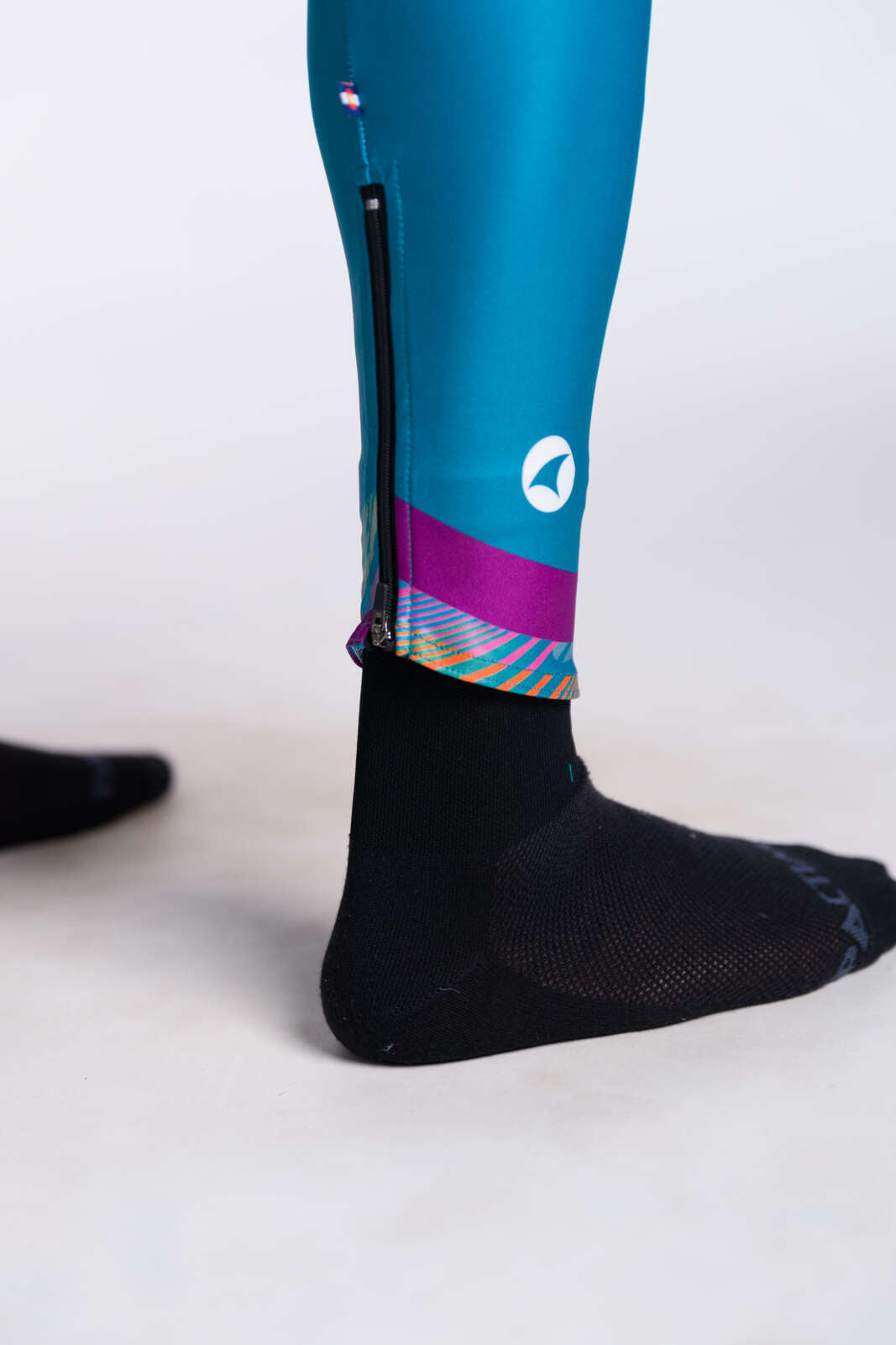 Custom Cycling Leg Warmers - Calf Zipper