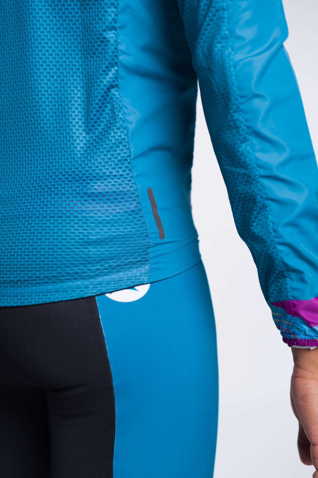 Men's Custom Cycling Wind Jacket - Divide Reflective Detail