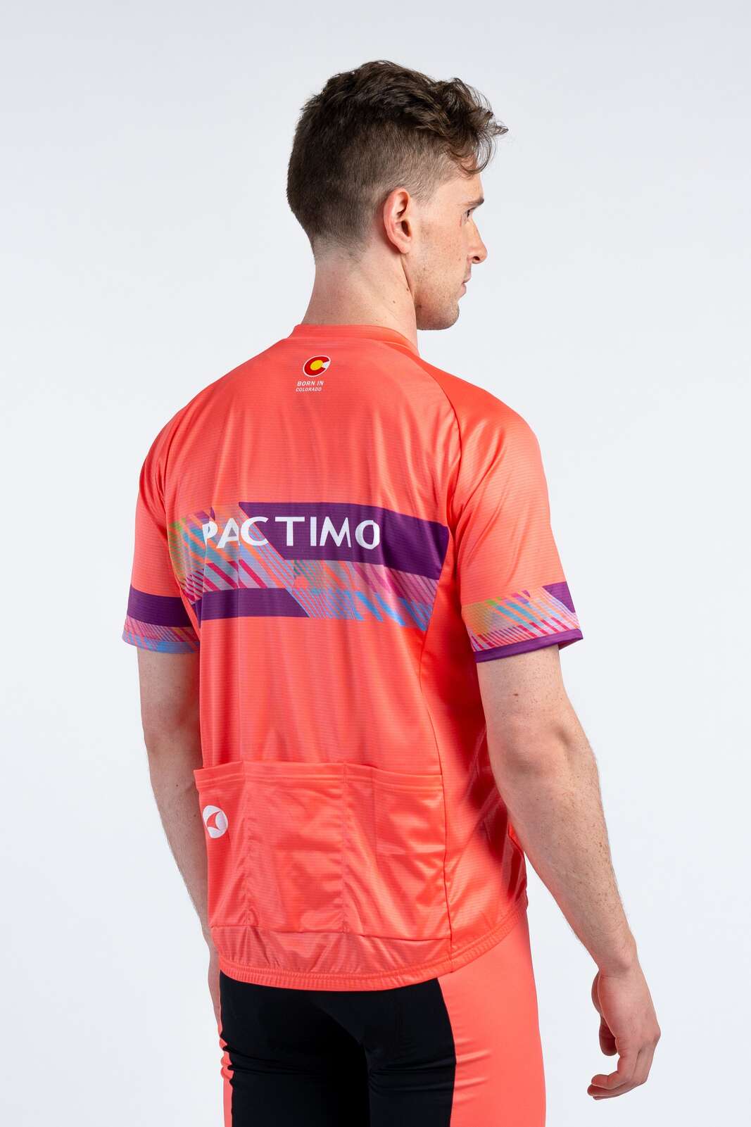 Custom Loose Fit Cycling Jersey - Century Back View