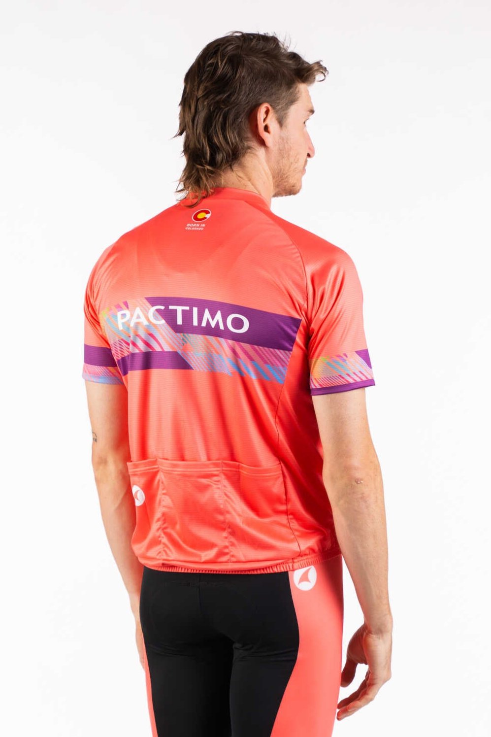 Custom Century Relaxed Fit Cycling Jersey - Back View