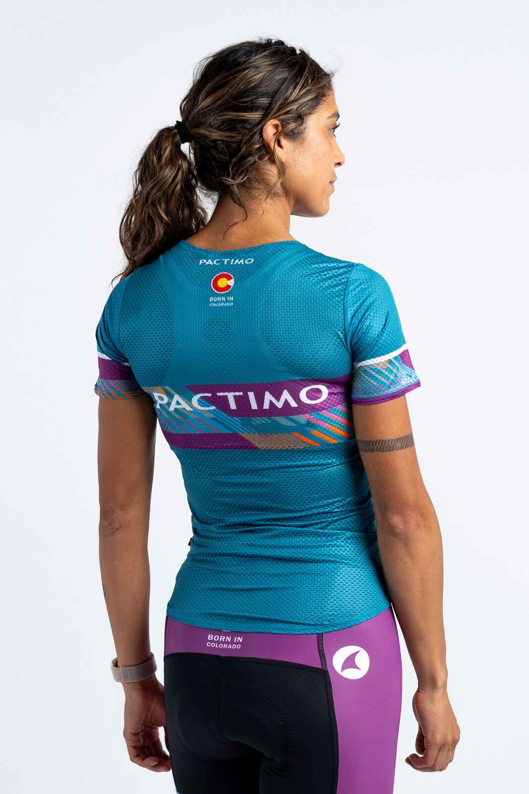 Pactimo Cycling Shirts Womens Chandail Vélo Femme Custom Women