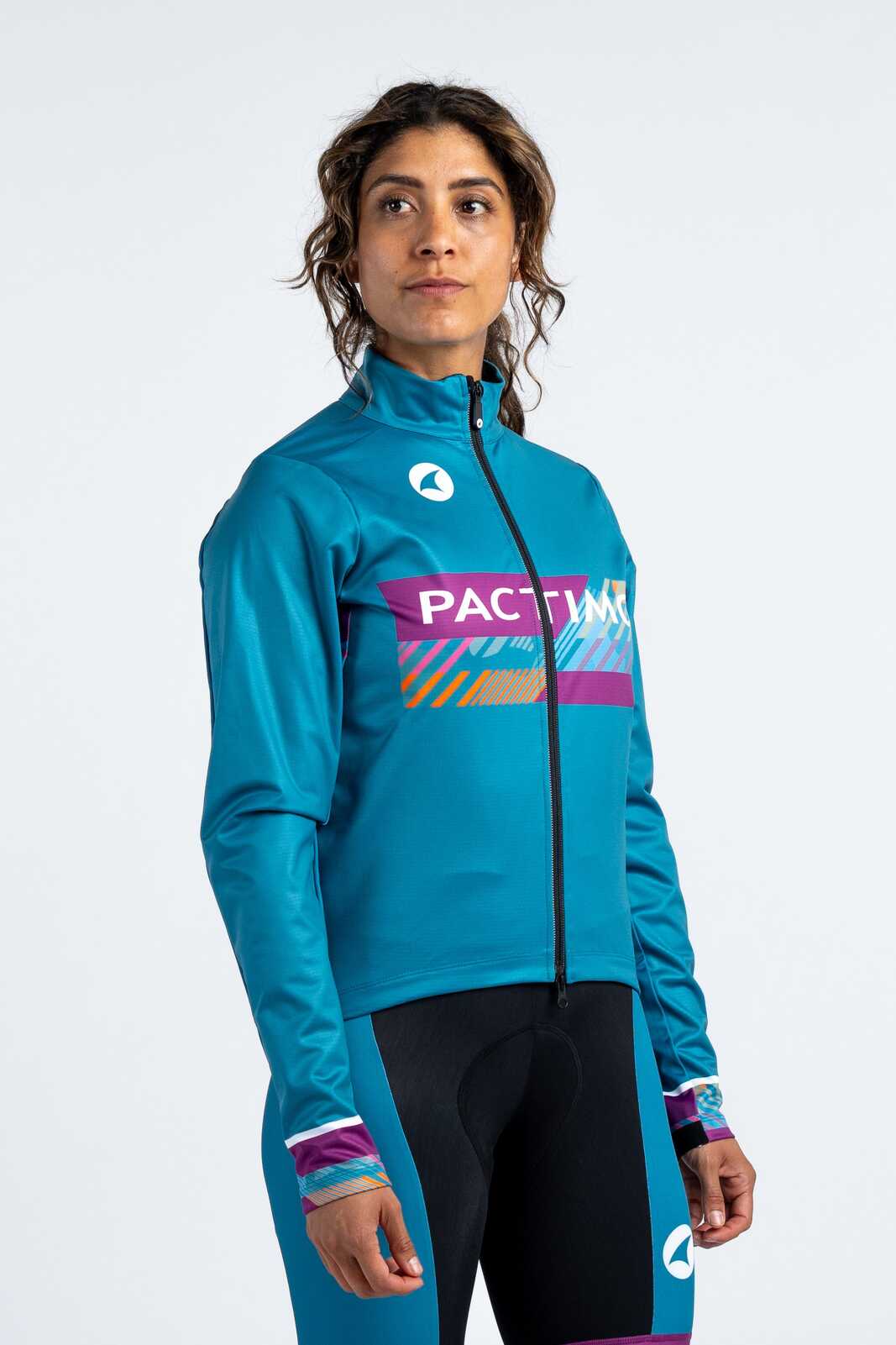 Women's Custom Cycling Jacket - Alpine Front View