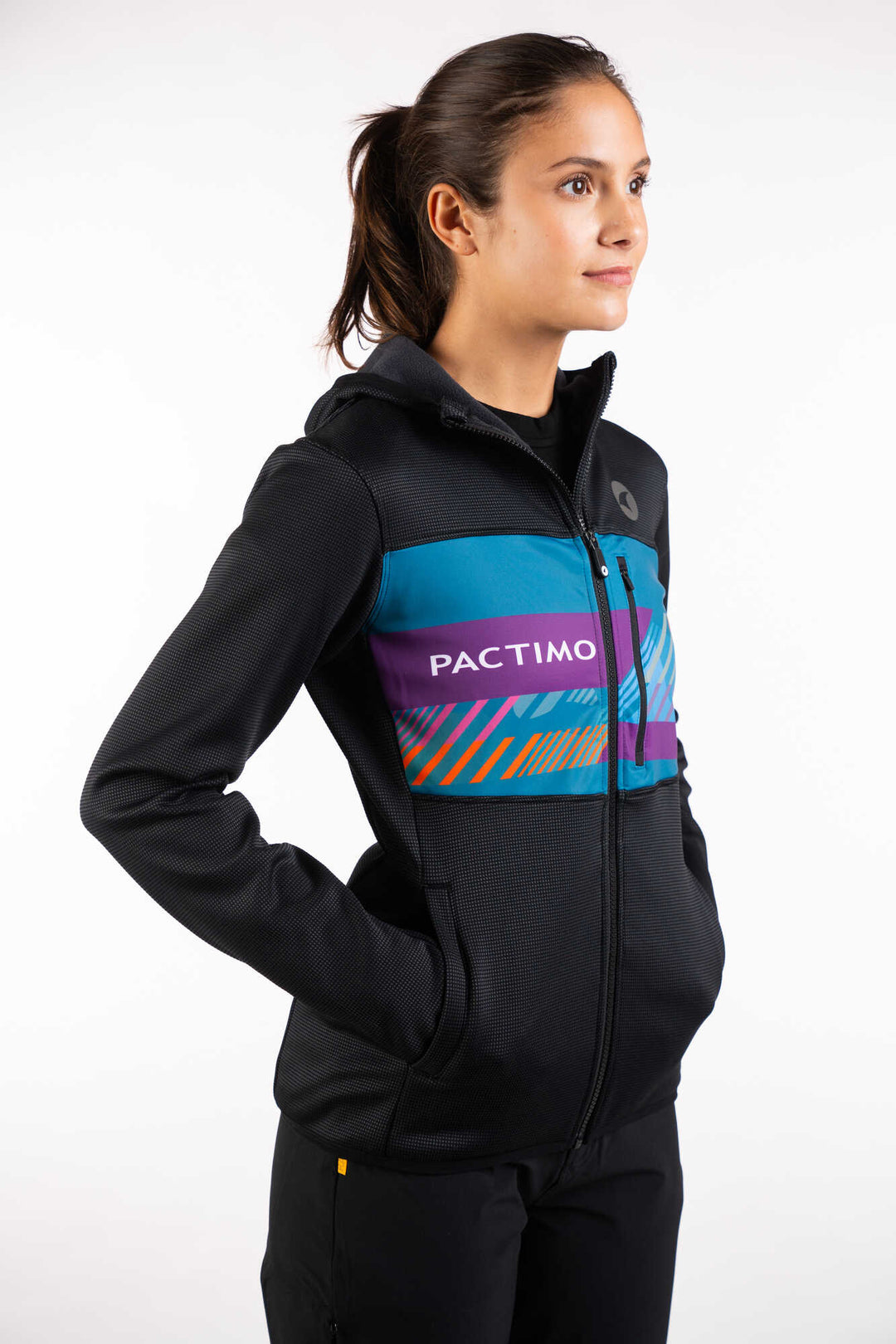 Women's Custom Cycling Hoodie - Front Pockets