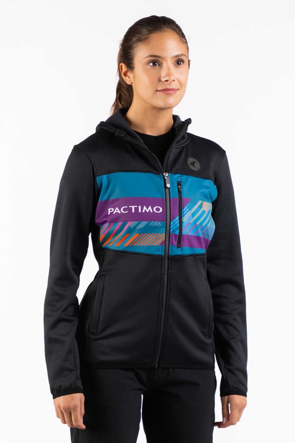 Women's Custom Cycling Hoodie - Front View