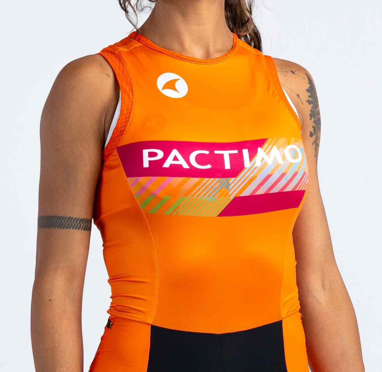 Women's Custom Sleeveless ITU Tri Suit - Mesh Armholes
