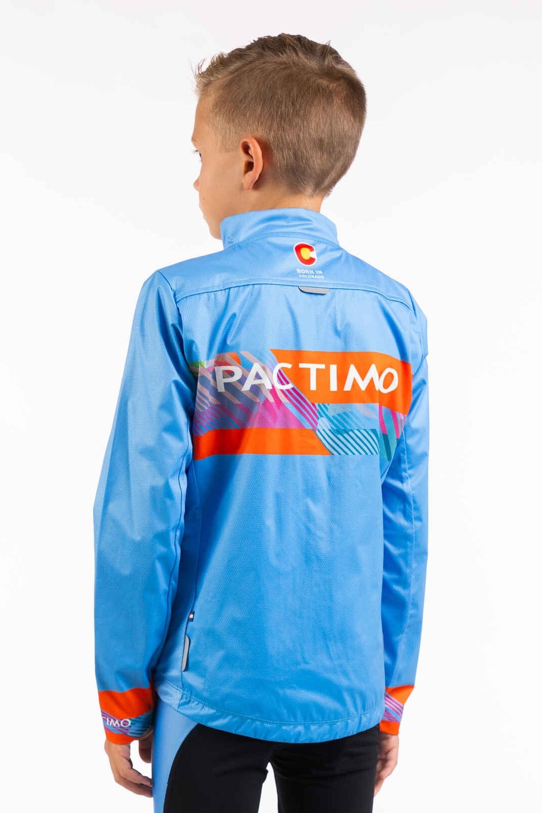 Youth Custom Cycling Jacket - Back View