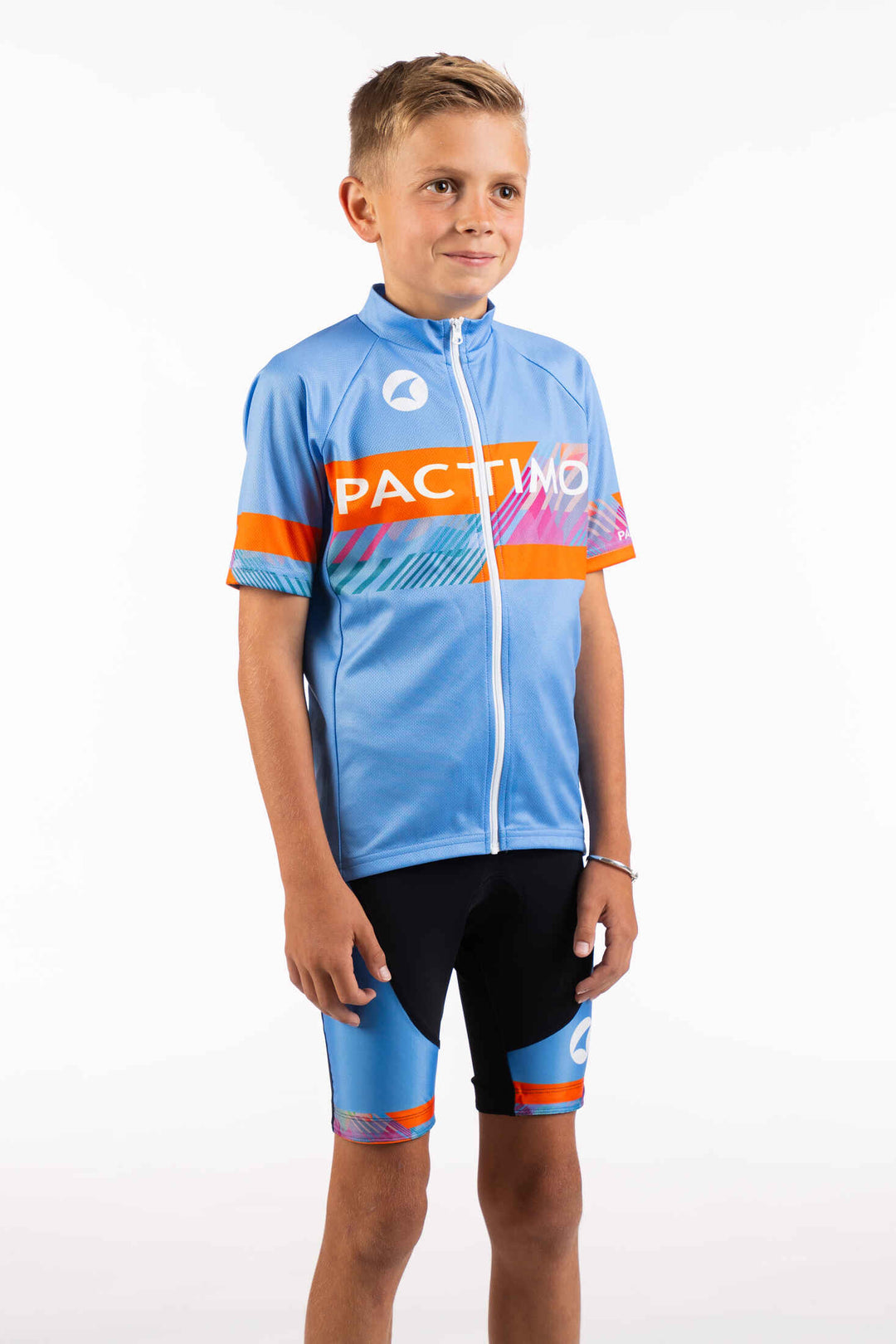 Youth Custom Cycling Shorts - Front View