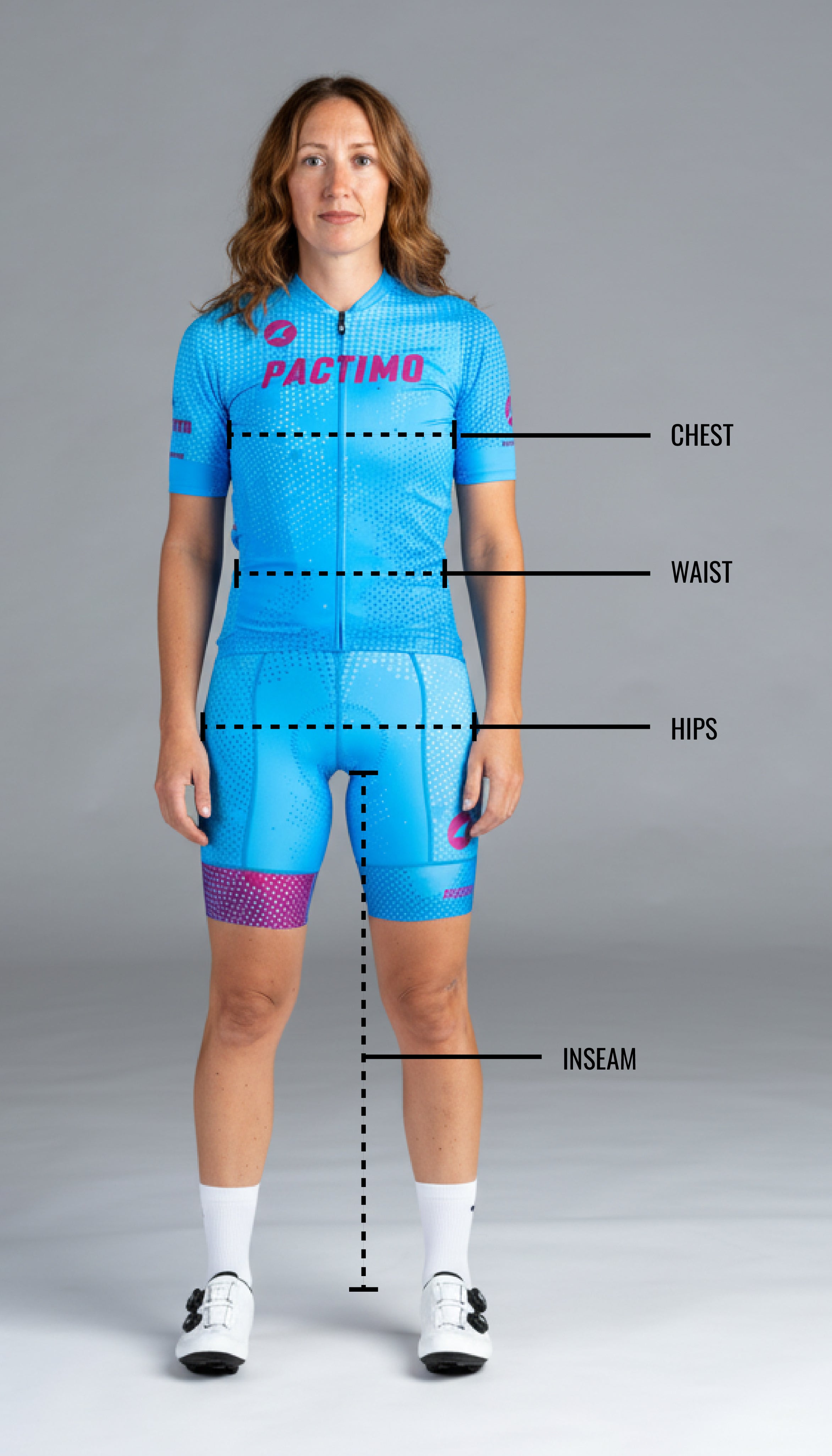 Custom Cycling Clothing Size Chart Pactimo Custom