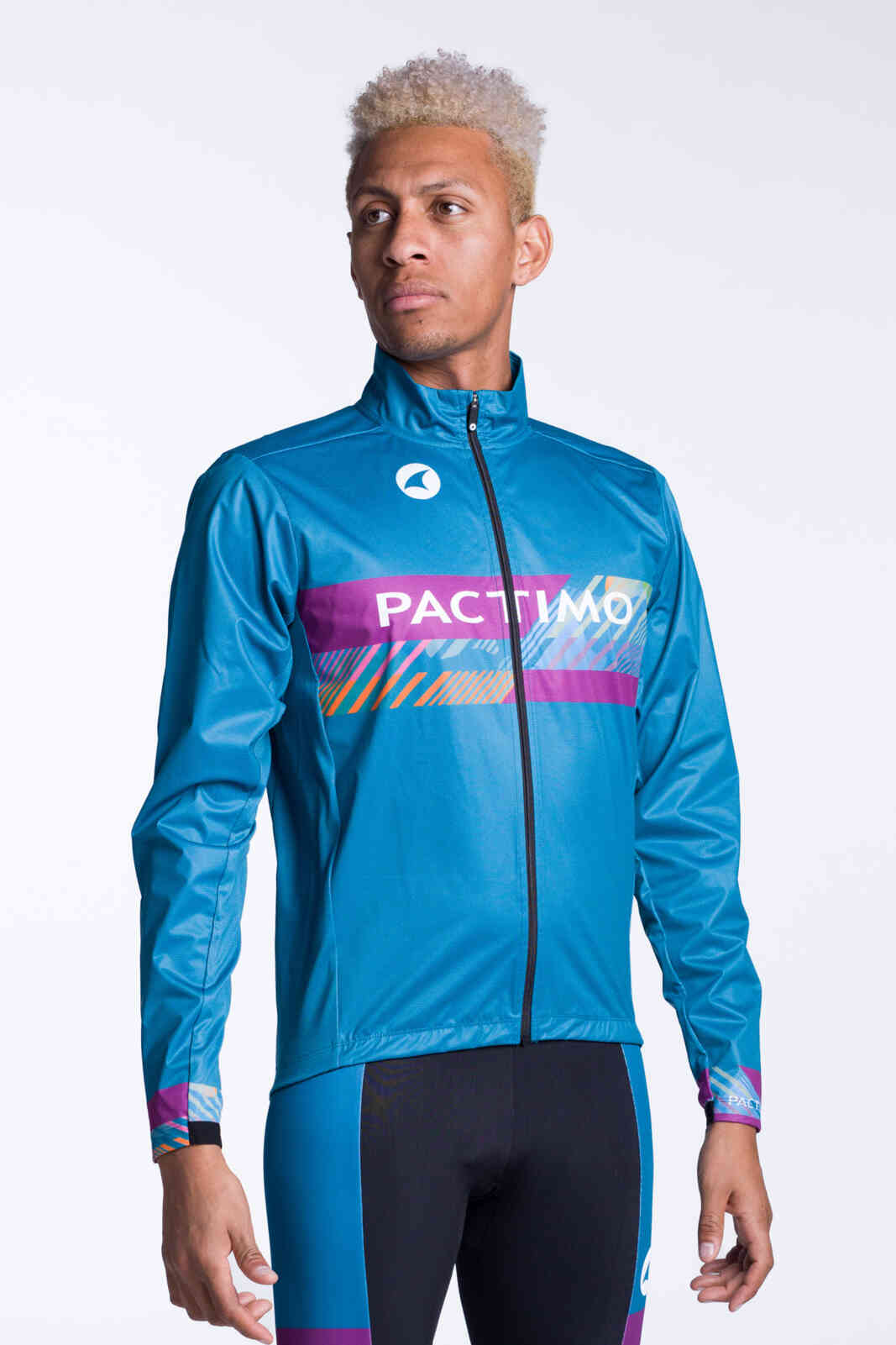 Men's Custom Cycling Jacket for Cold Weather - Breckenridge Front View