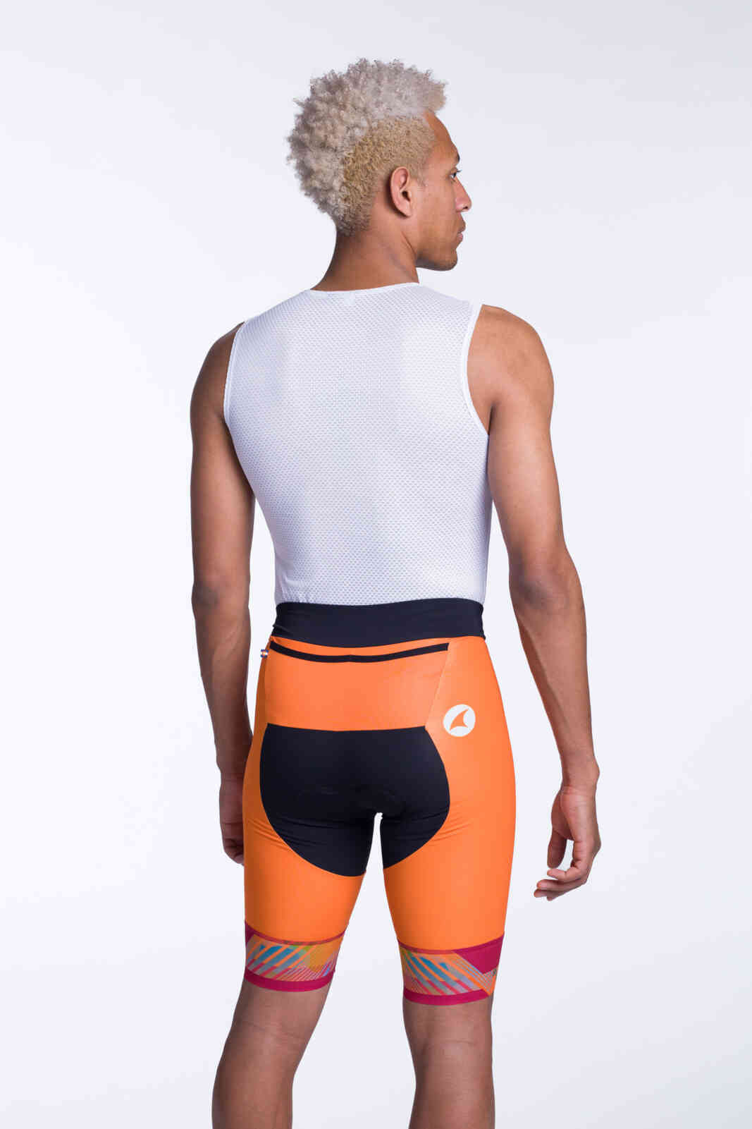 Men's Custom Triathlon Shorts - Threshold Back View