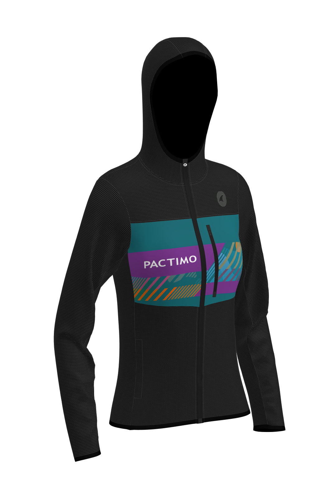 Women's Custom Cycling Hoodie - Front View